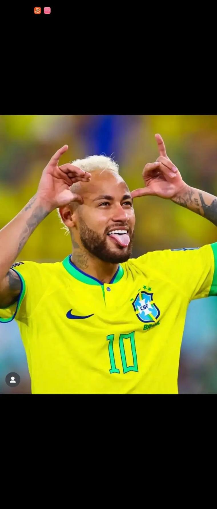 巴西现役前2射手！33岁内马尔开场扭脚出战81分钟 39岁胡尔克打满