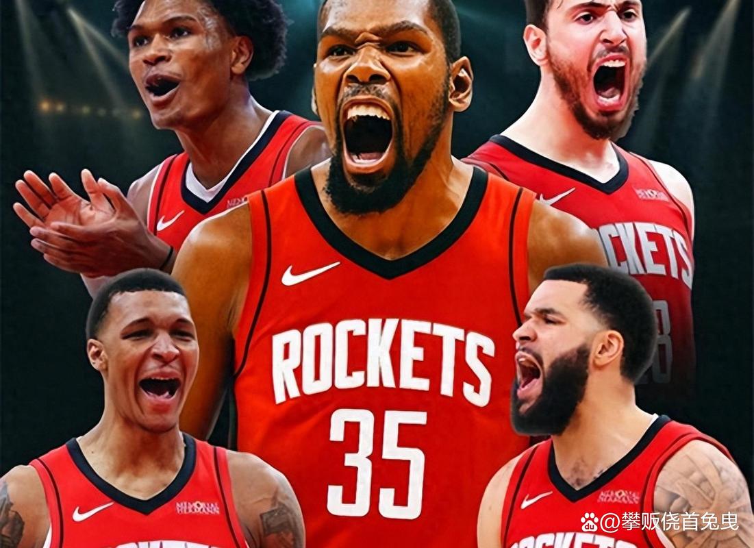 火箭18人大名单！杜兰特亮相休斯顿，范乔丹重伤让争冠难上加难