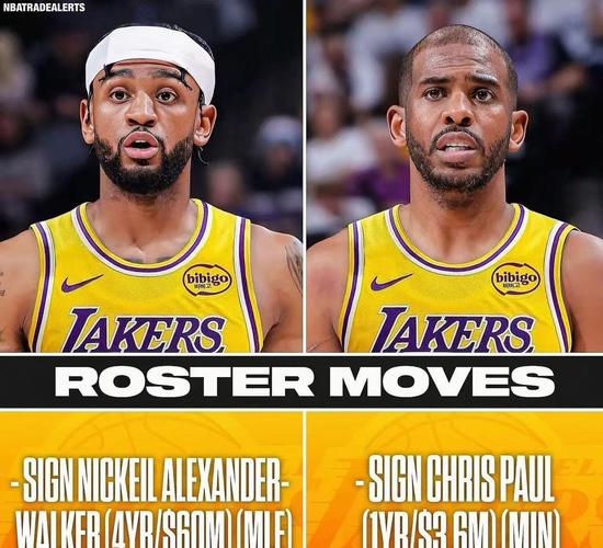 突发！5年4500万！湖人达成又一重磅签约