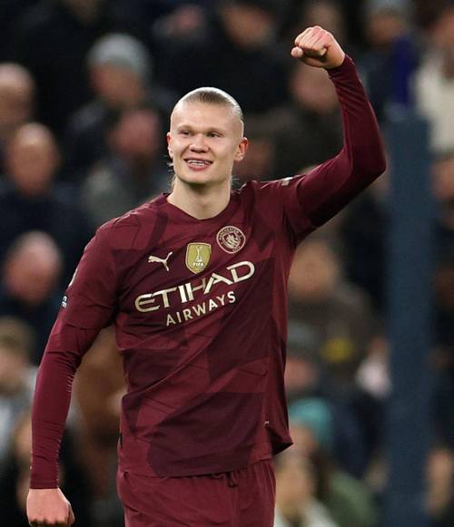 哈兰德133球独占曼城队史射手榜第9，英超主场进球队史第二多