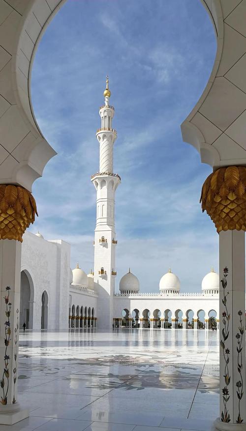 到此一游！76人晒全队在阿布扎比地标谢赫扎伊德清真寺合照！