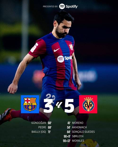 早报：惨败！巴萨1-4负塞维