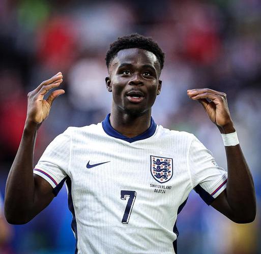 打进13球,萨卡成为为英格兰进球最多的阿森纳球员