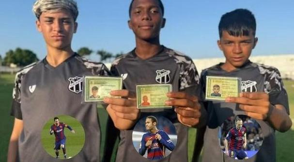 梅西、内马尔、小白再次并肩作战！塞阿拉青训营三小将和巨星同名