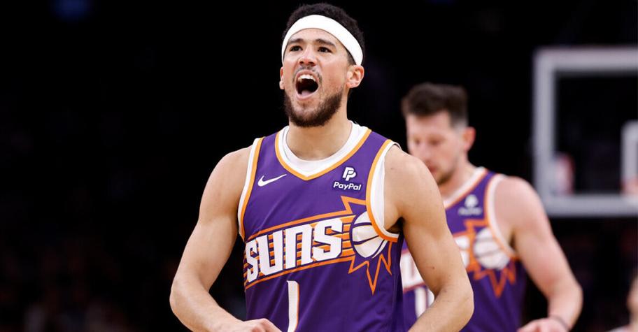 马威接近5对5训练!布克:我们清楚他伤病史 希望做好准备后出战