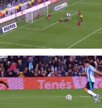 老伙计的默契！苏亚雷斯巧妙漏球，梅西后插上过人送饼无私助攻