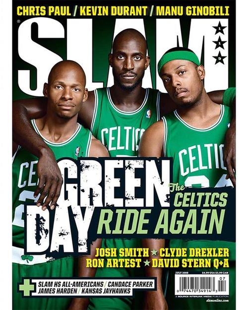 第三次当选！爱德华兹当选《SLAM》杂志封面人物