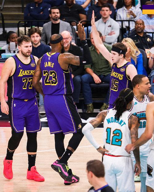 今日NBA杯小组赛湖人VS灰熊 东契奇&斯玛特升级为可以出战！