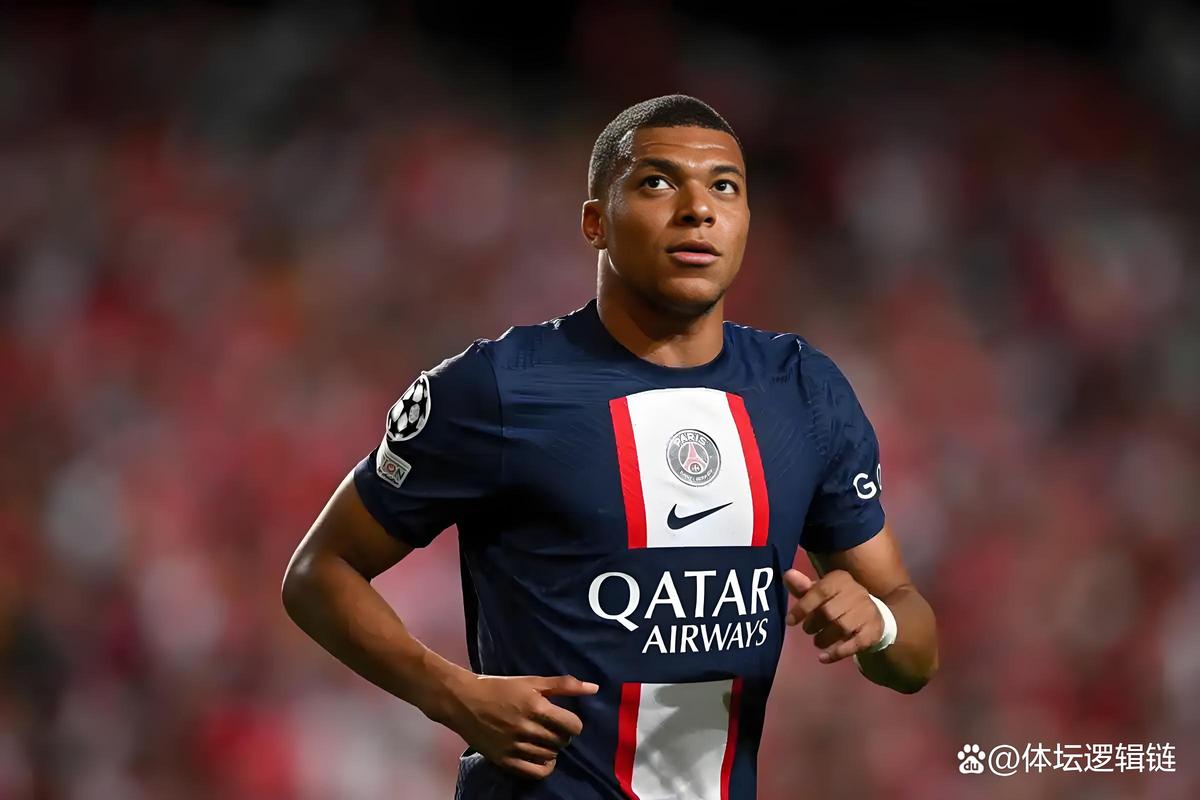 姆巴佩本场数据:5过人成功+10对抗成功均全场最多,评分7.3