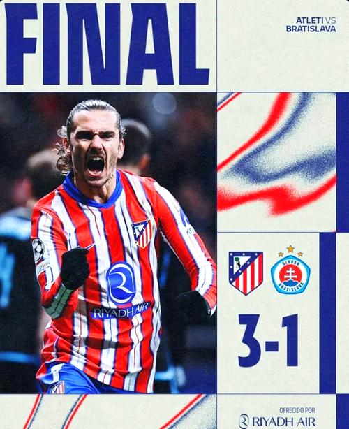 马竞欧冠大名单：格列兹曼、阿尔瓦雷斯、科克在列