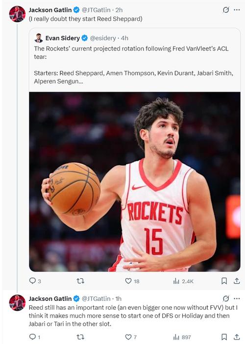 场均4.9分&命中率35.6%!美记:谢泼德这样打下去本季或被交易